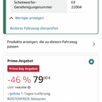 Osram Night Breaker H7-LED bei Amazon